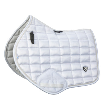 Shires White ARMA Eltar Satin Jump Saddlecloth