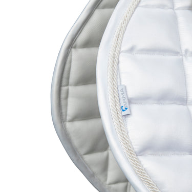Shires White ARMA Eltar Satin Jump Saddlecloth