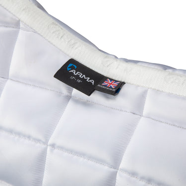 Shires White ARMA Eltar Satin Jump Saddlecloth