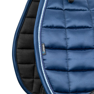 Shires Navy ARMA Eltar Satin Saddlecloth