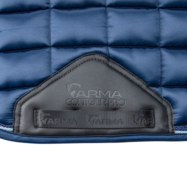 Shires Navy ARMA Eltar Satin Saddlecloth