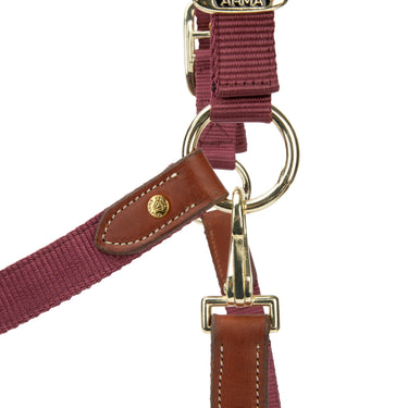 Shires Black Cherry ARMA Porto Headcollar