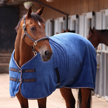 Shires Navy Tempest Original Ultra Drying Rug