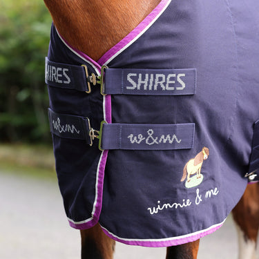 Shires Navy Winnie & Me Stable Sheet