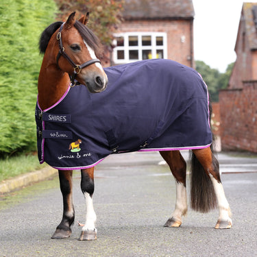 Shires Navy Winnie & Me Stable Sheet