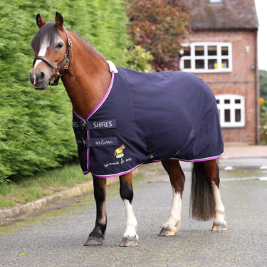 Shires Navy Winnie & Me Stable Sheet