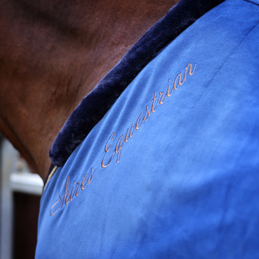 Shires Navy Shires Deluxe Fleece Show Rug