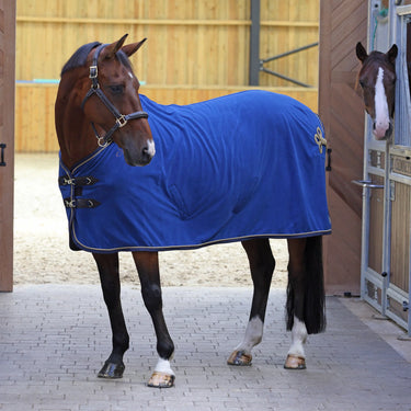 Shires Navy Shires Deluxe Fleece Show Rug