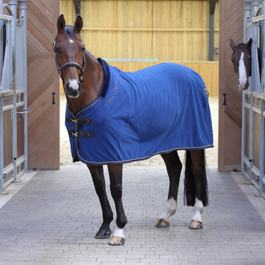 Shires Navy Shires Deluxe Fleece Show Rug