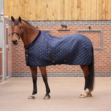 Shires Navy Shires Deluxe Quilted Rug