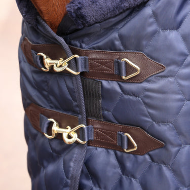 Shires Navy Shires Deluxe Quilted Rug