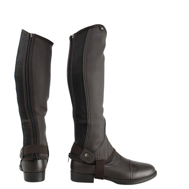Hy Equestrian Synthetic Combi Leather Chaps