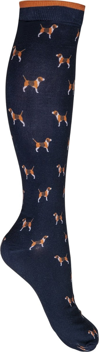 HKM Beagle Print Riding Socks