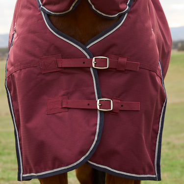 Weatherbeeta Comfitec Prelim Turnout Combo 220G Burgundy/ Navy