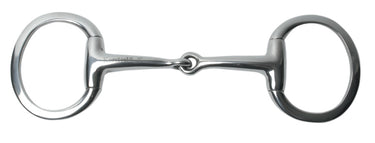 Buy Korsteel Stainless Steel Featherweight Thin Mouth Jointed Flat Ring Eggbutt Snaffle| Online for Equine