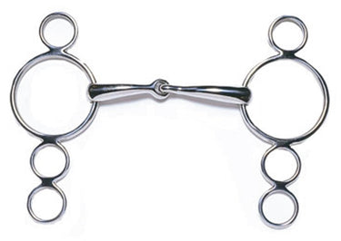 JP Korsteel Stainless Steel Jointed 3 Ring Dutch Gag