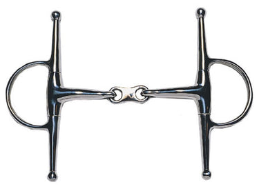 JP Korsteel Stainless Steel French Link Full Cheek Snaffle