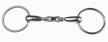 Korsteel Stainless Steel Hollow Mouth French Link Loose Ring Snaffle