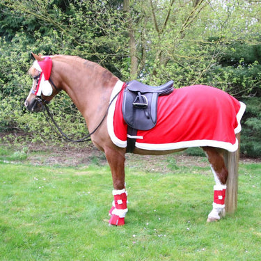 Hy Equestrian Christmas Santa Over Reach Boots