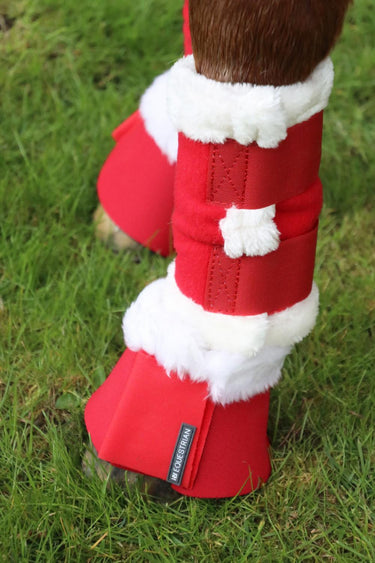 Hy Equestrian Christmas Santa Over Reach Boots