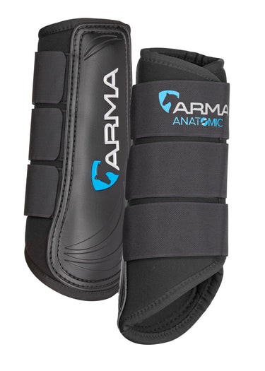 Buy the Shires ARMA Black Neoprene Brushing Boots | Online For Equine