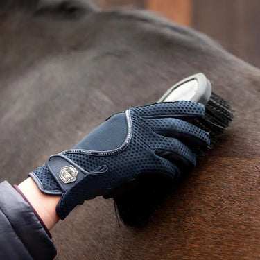 Coldstream Next Generation Swinton Combi Mesh Summer Riding Gloves Navy
