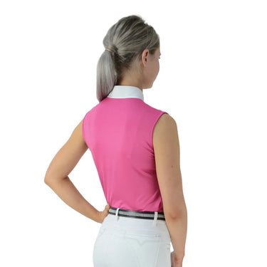 Hy Equestrian Sophia Sleeveless Show Shirt Raspberry Pink