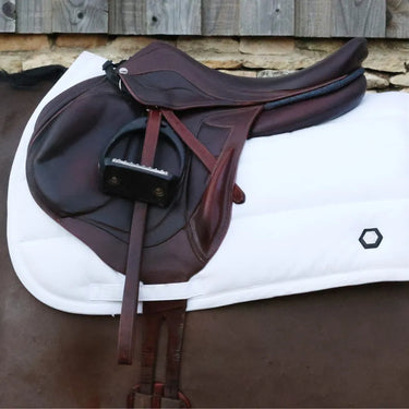 Coldstream Belford Suede GP Saddle Pad White