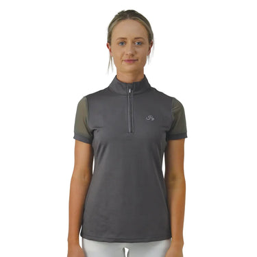 Hy Equestrian Maddie Mesh Sleeved Show Shirt