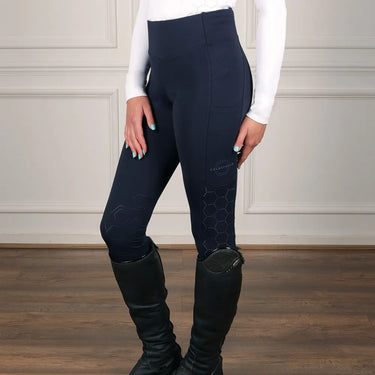 Coldstream Ecclaw Elite Compression Riding Tights Navy