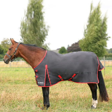 HYCONIC Standard Neck 0g Charcoal Turnout Rug