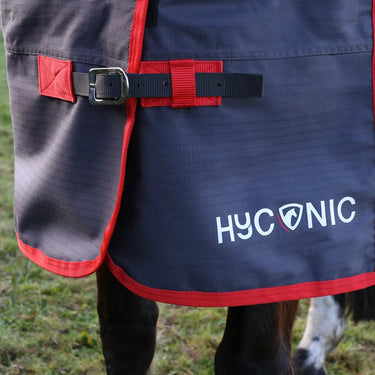 HYCONIC Standard Neck 0g Charcoal Turnout Rug