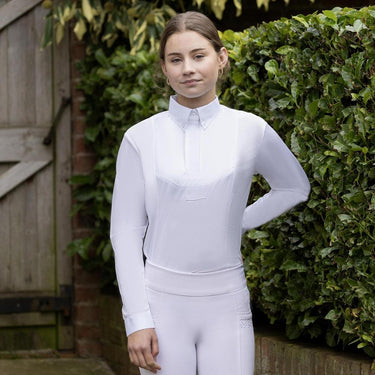Hy Equestrian Ladies Dedham Long Sleeved Tie Shirt