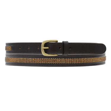 Hy Crystal Diamante Leather Belt