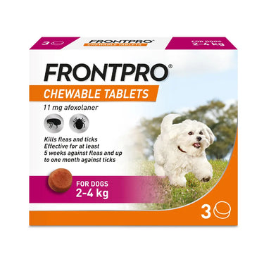 FRONTPRO® Chewable Tablets Flea & Tick Treatment for Dogs