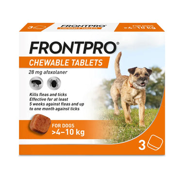 FRONTPRO® Chewable Tablets Flea & Tick Treatment for Dogs