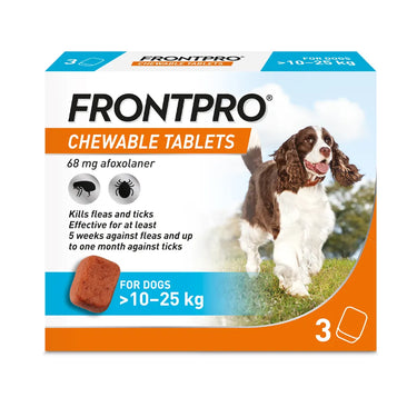 FRONTPRO® Chewable Tablets Flea & Tick Treatment for Dogs