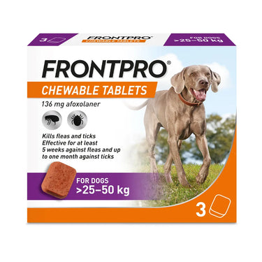 FRONTPRO® Chewable Tablets Flea & Tick Treatment for Dogs