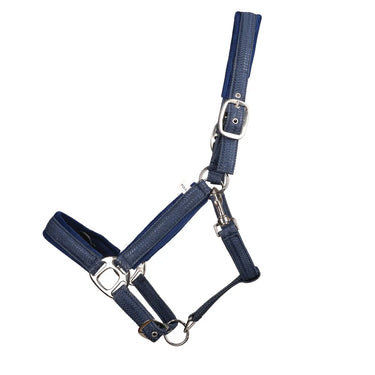 Hy Equestrian Mermaid Shimmer Head Collar and Lead Rope Set Royal Navy