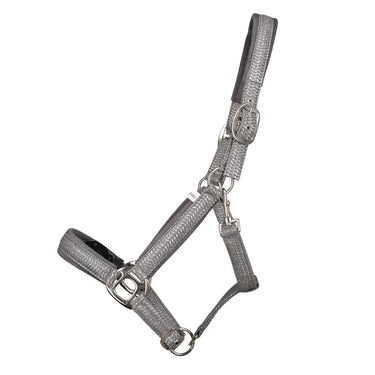 Hy Equestrian Mermaid Shimmer Head Collar and Lead Rope Set Steel Grey