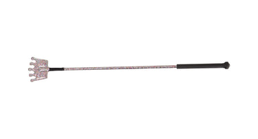 Hy Equestrian Glitter Crown Riding Whip