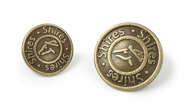 Shires Aston Show Jacket Spare Buttons - Size Small - Colour Antique Brass