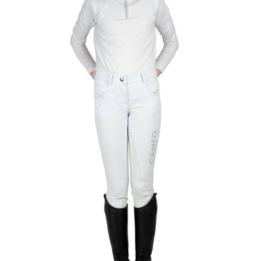 Cameo Equine White Junior Competition Breech