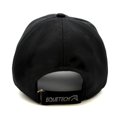Equetech Black Unisex Ladies Premium Baseball Cap