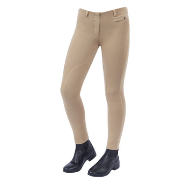 Buy the Dublin Supa-Fit Pull On Knee Patch Childrens Jodhpurs | Online for Equine