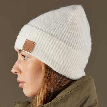 Toggi Birch Wool Mix Pom Pom Hat-Snow White