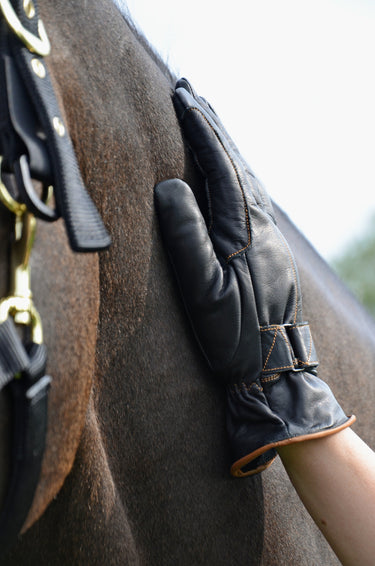Hy Equestrian Thinsulate™ Leather Winter Riding Gloves