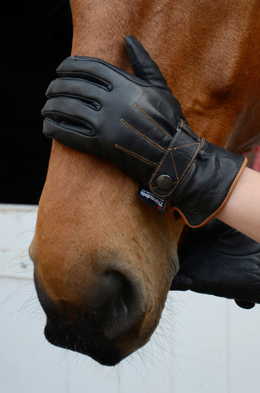 Hy Equestrian Thinsulate™ Leather Winter Riding Gloves