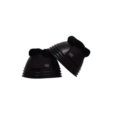 Hy Equestrian Ringed Fleece Topped Over Reach Boots