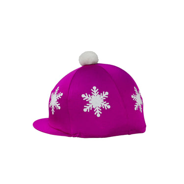 Hy Equestrian Snowflake with Pom Pom Hat Cover
